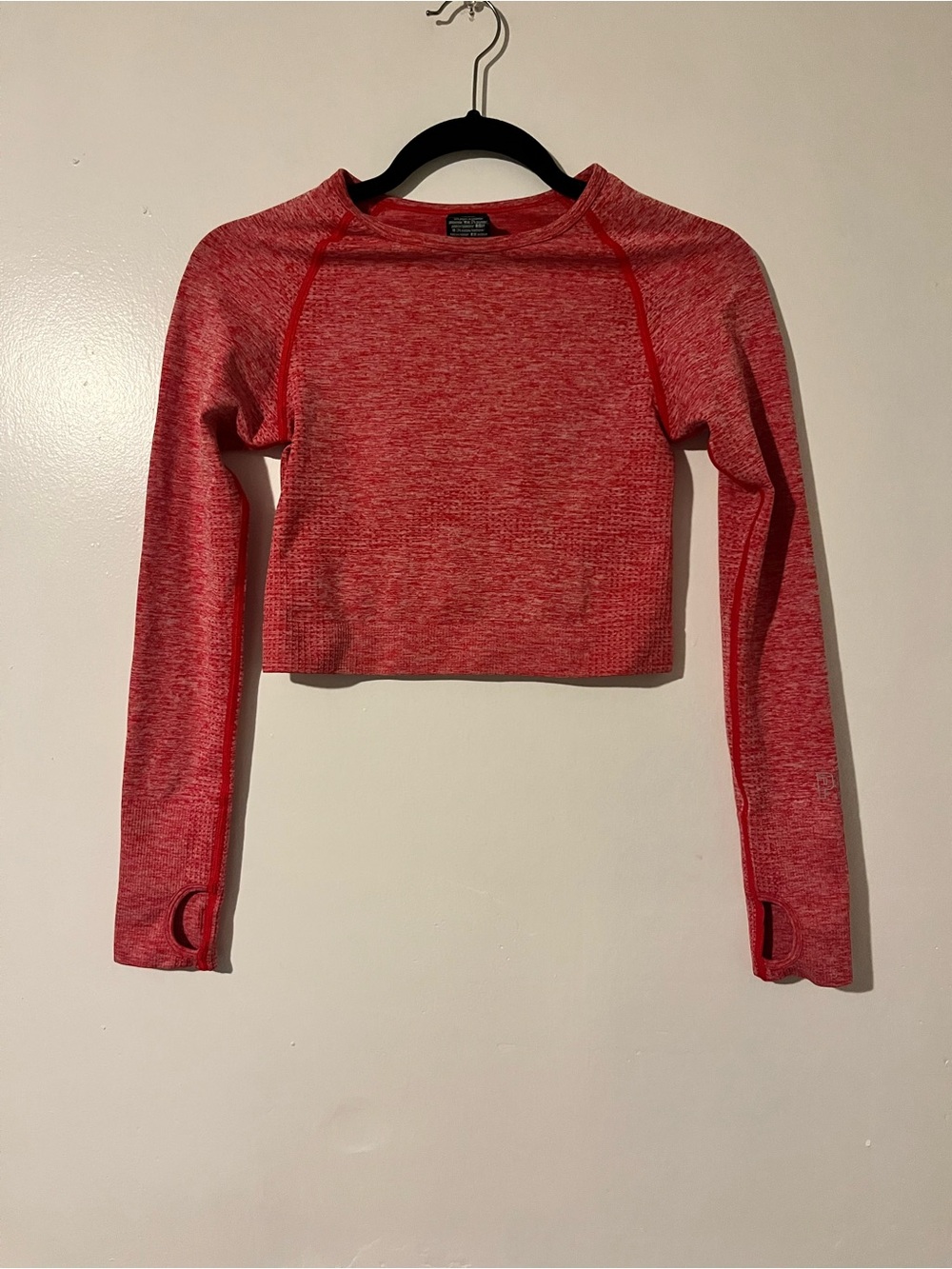 PINK Victoria's Secret Marled Long Sleeve Athletic Top